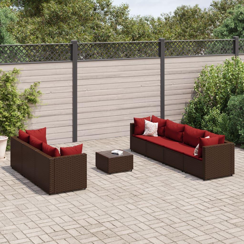 VidaXL Garten lounge set poly-rattan  