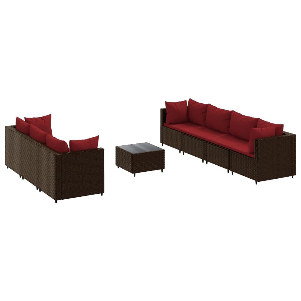 VidaXL Garten lounge set poly-rattan  