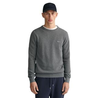 GANT Baumwoll Piqué Rundhals Pullover  
