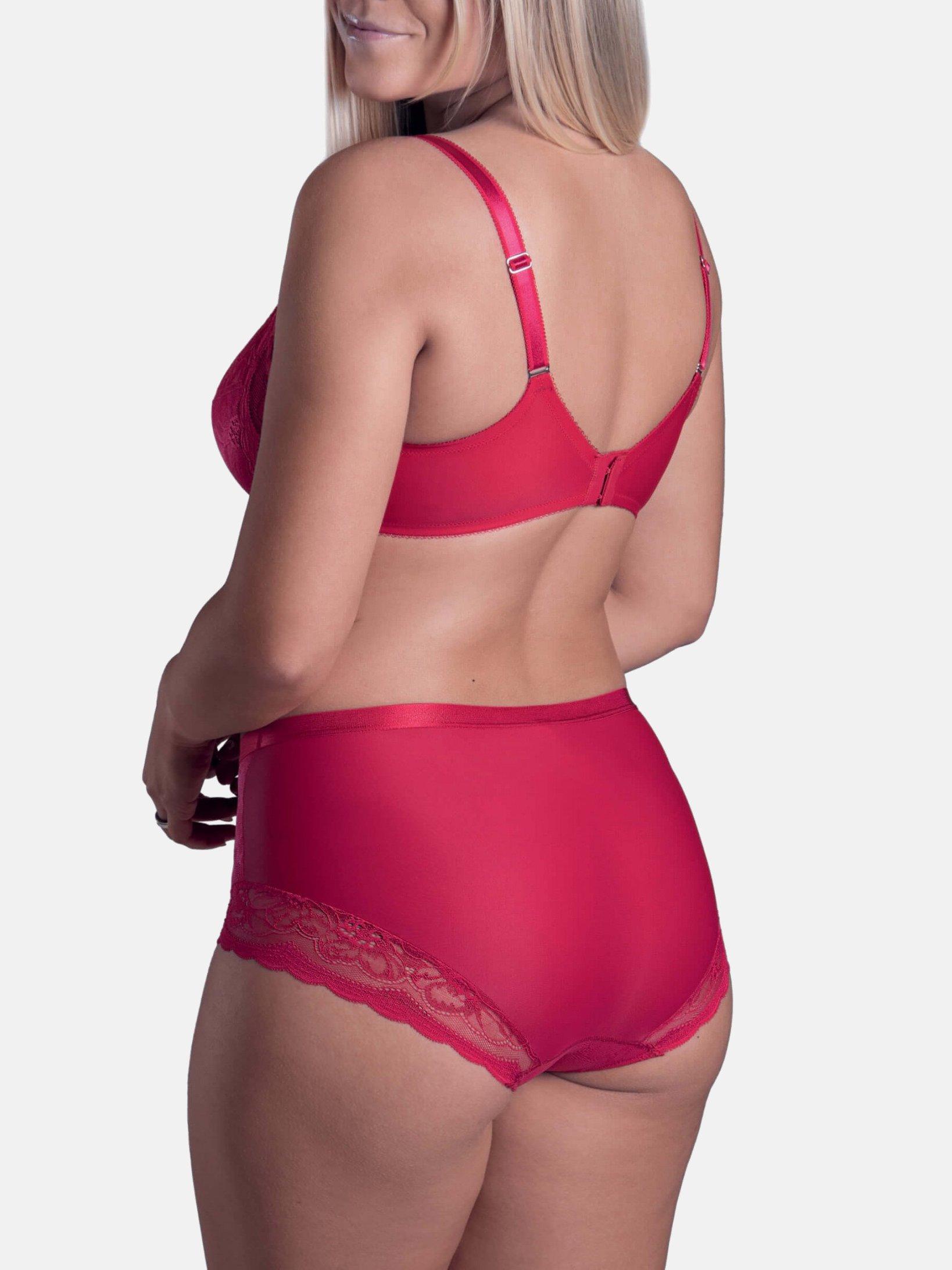 Lisca  Reggiseno con ferretto Evelyn rosso B a E 