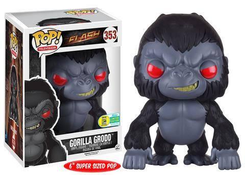 Funko  The Flash Super Sized POP! TV Vinyl Figur Gorilla Grodd SDCC  Exclusive 