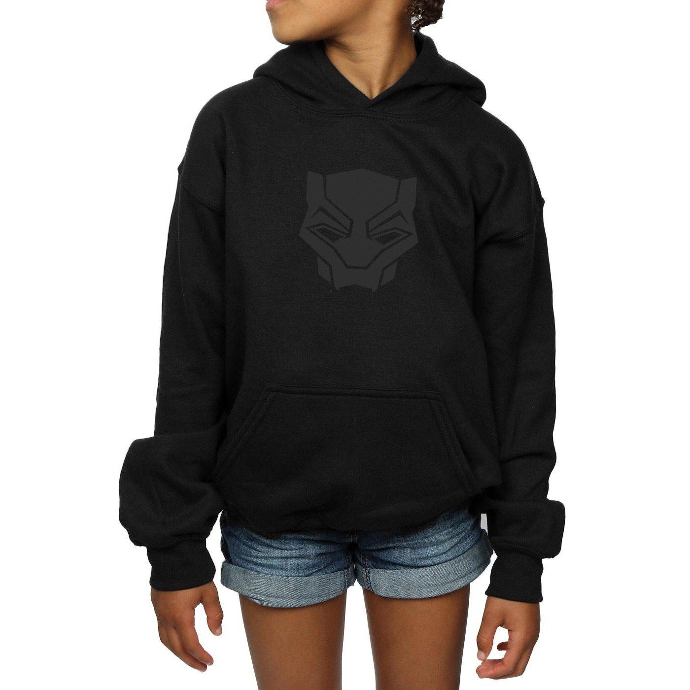 MARVEL  Black Panther Black On Black Kapuzenpullover 