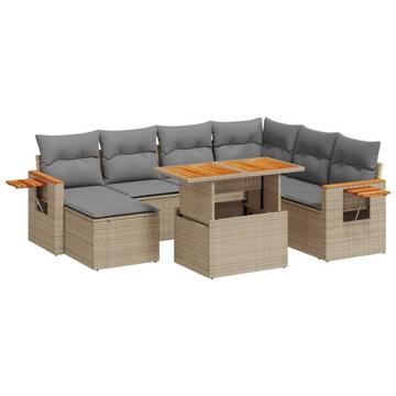 Garten sofagarnitur poly-rattan