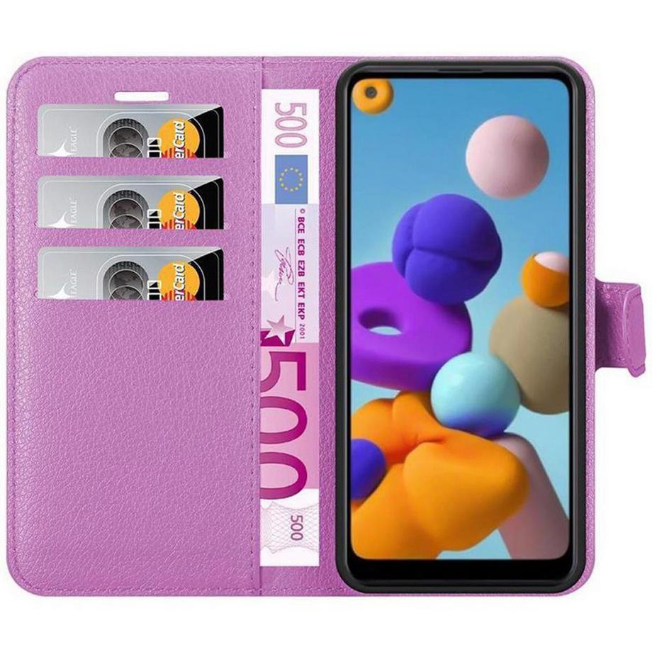 Cadorabo  Hülle für Samsung Galaxy A21 Standfunktion, Kartenfach 