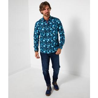 Joe Browns Hemd mit Gitarrenprint und Kontrastdetails  