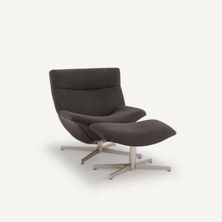 AM.PM Fauteuil relax pivotant et son repose-pied  