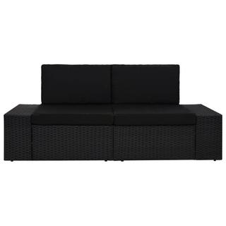 VidaXL Gartensofa poly-rattan  