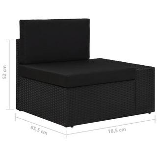 VidaXL Gartensofa poly-rattan  