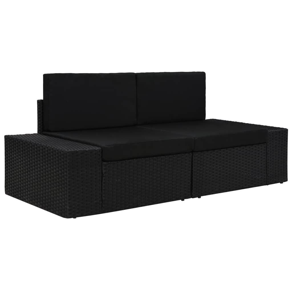 VidaXL Gartensofa poly-rattan  