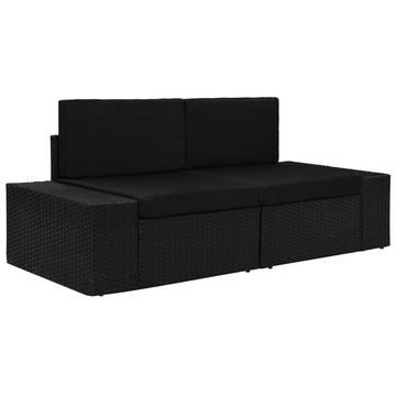 Gartensofa poly-rattan