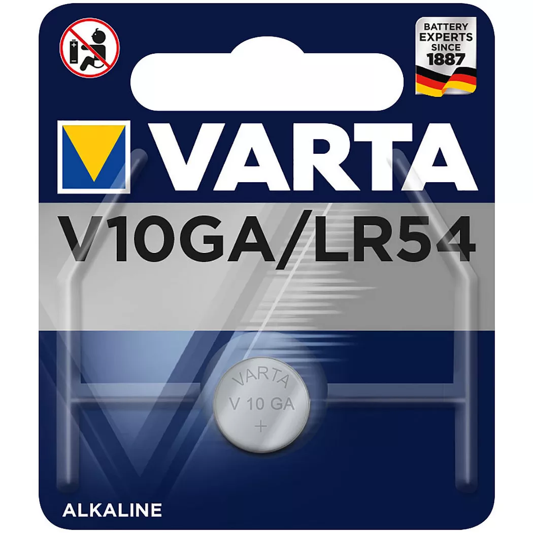 Varta Knopfzelle V10GA/LR54; Knopfzellenbatterie