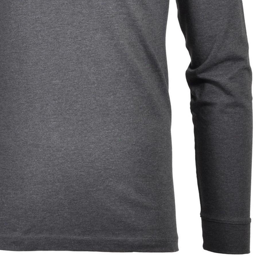 Ragman T-shirt Manches Longues Col Montant Basique Coupe Droite  