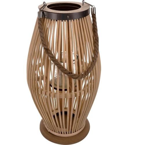 Ruhhy Bambus-Rattan-Laterne Gardlov 24282  