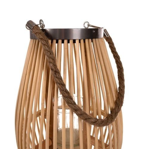 Ruhhy Bambus-Rattan-Laterne Gardlov 24282  