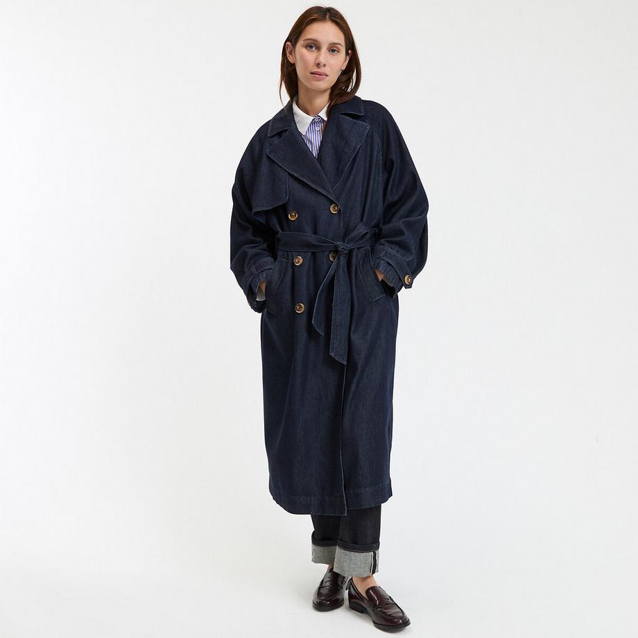 Langer Trenchcoat