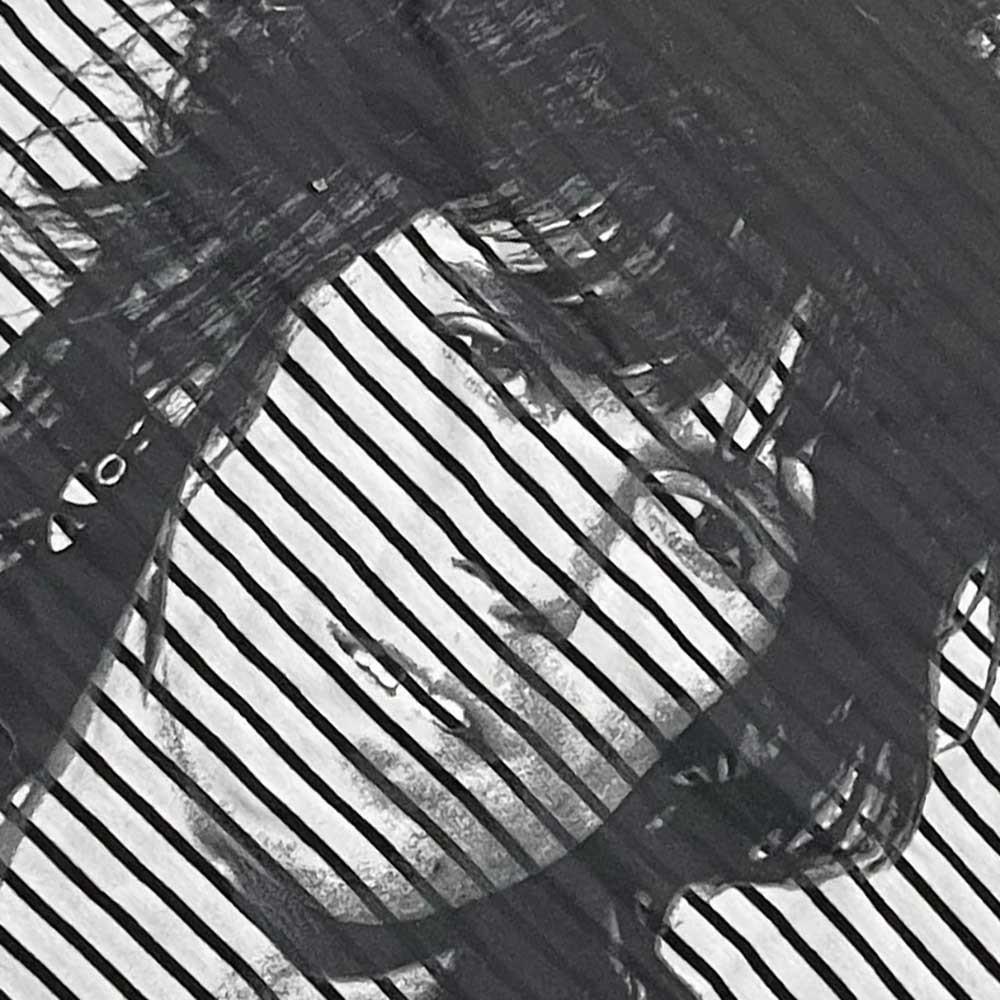 The Rolling Stones Keith T-Shirt a Righe  