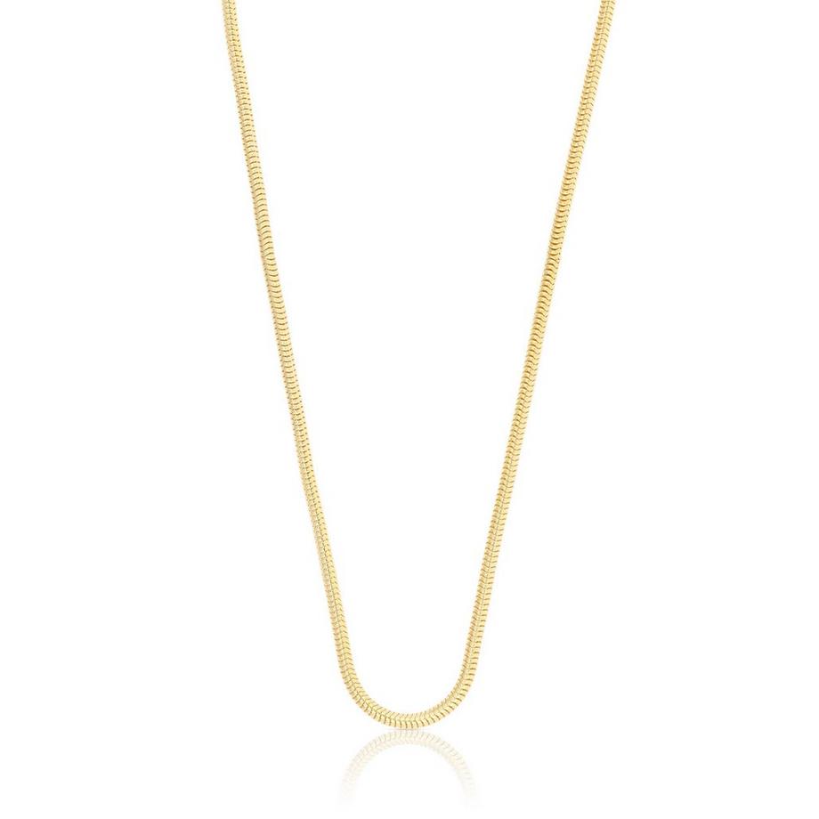 Collier Schlange Gelbgold 750, 1.6mm, 50cm
