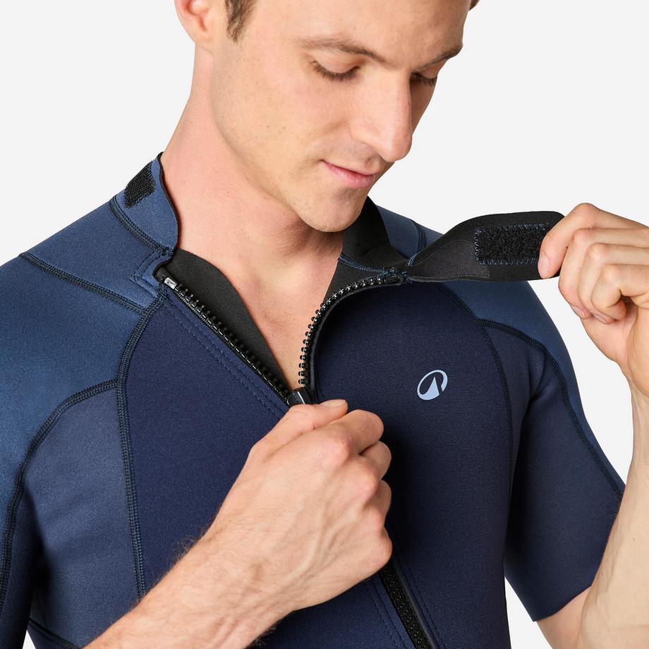 DECATHLON  Shorty snorkeling essential Homme caoutchouc naturel Ocena 2mm, noir 