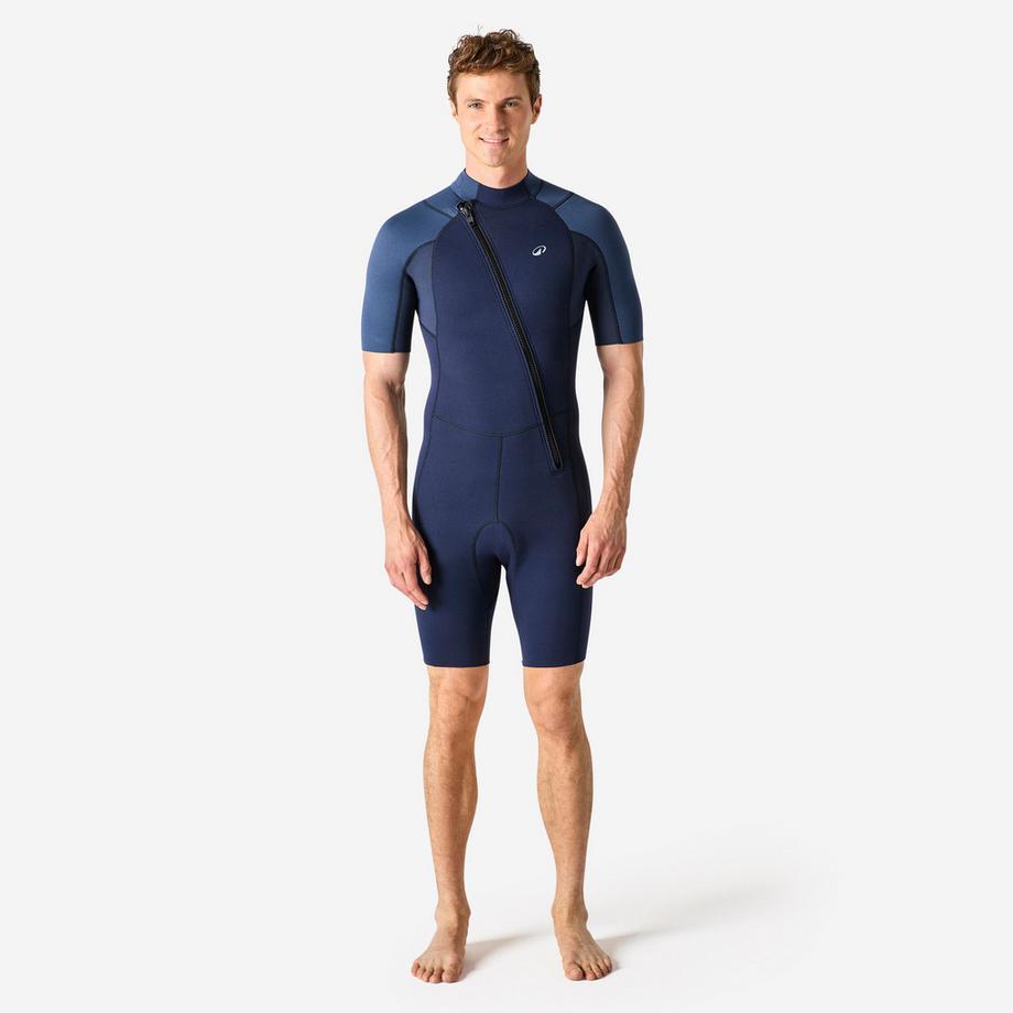 DECATHLON  Shorty snorkeling essential Homme caoutchouc naturel Ocena 2mm, noir 