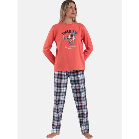 Admas  Pyjama Outfit Hose Top Langarm Winter Club Disney 