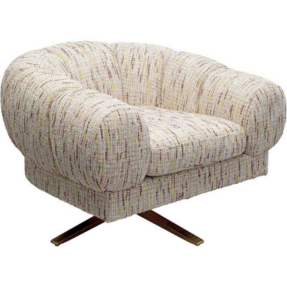 KARE Design Fauteuil pivotant Janno beige  