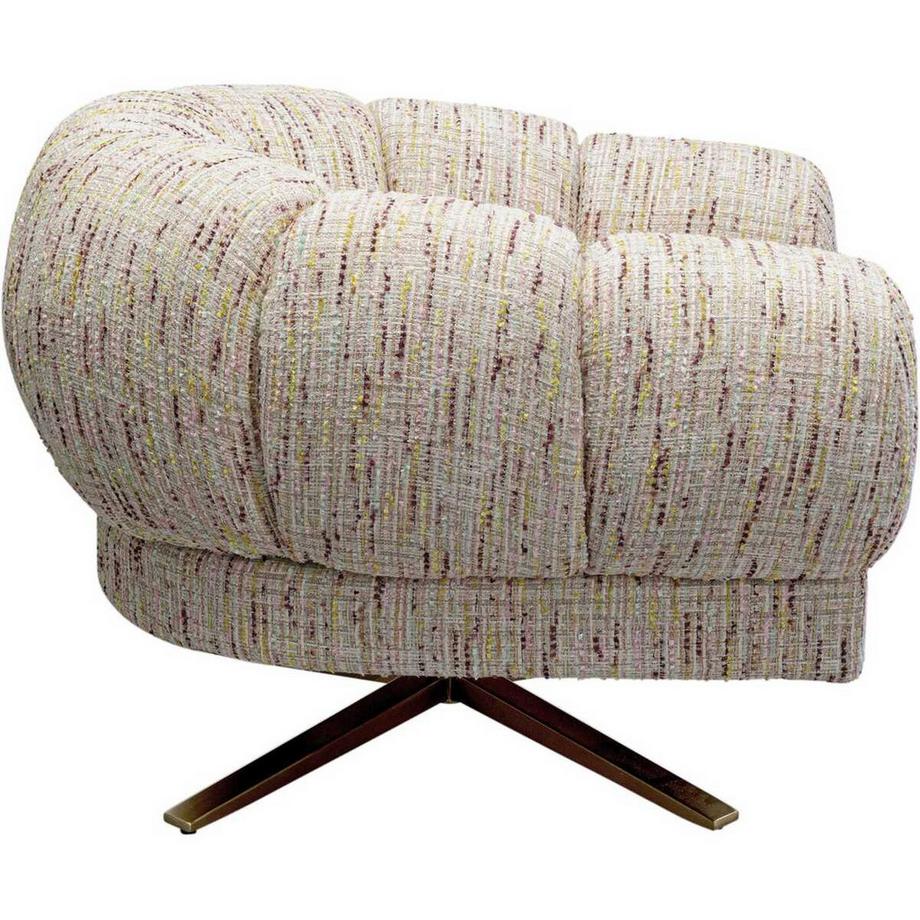 KARE Design Fauteuil pivotant Janno beige  