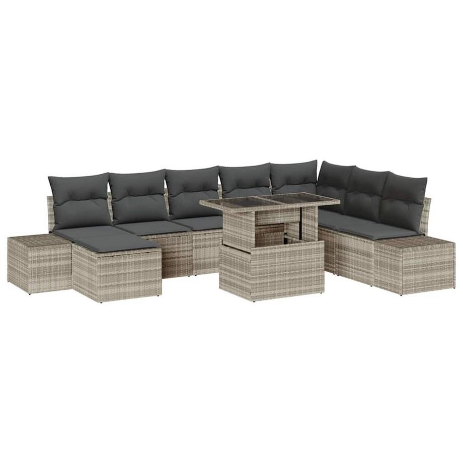 Canapé de jardin poly rattan