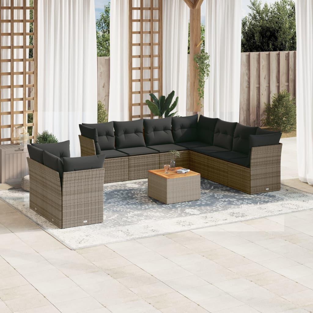 VidaXL Garten sofagarnitur poly-rattan  