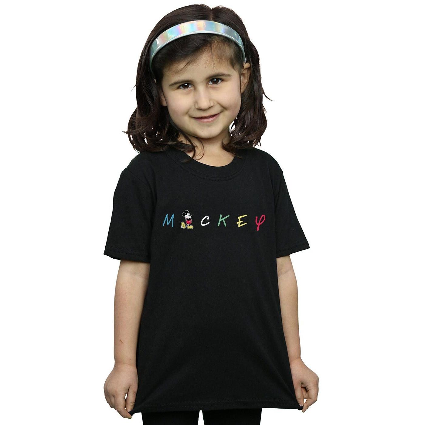 Disney  Mickey Mouse Wording Logo TShirt 