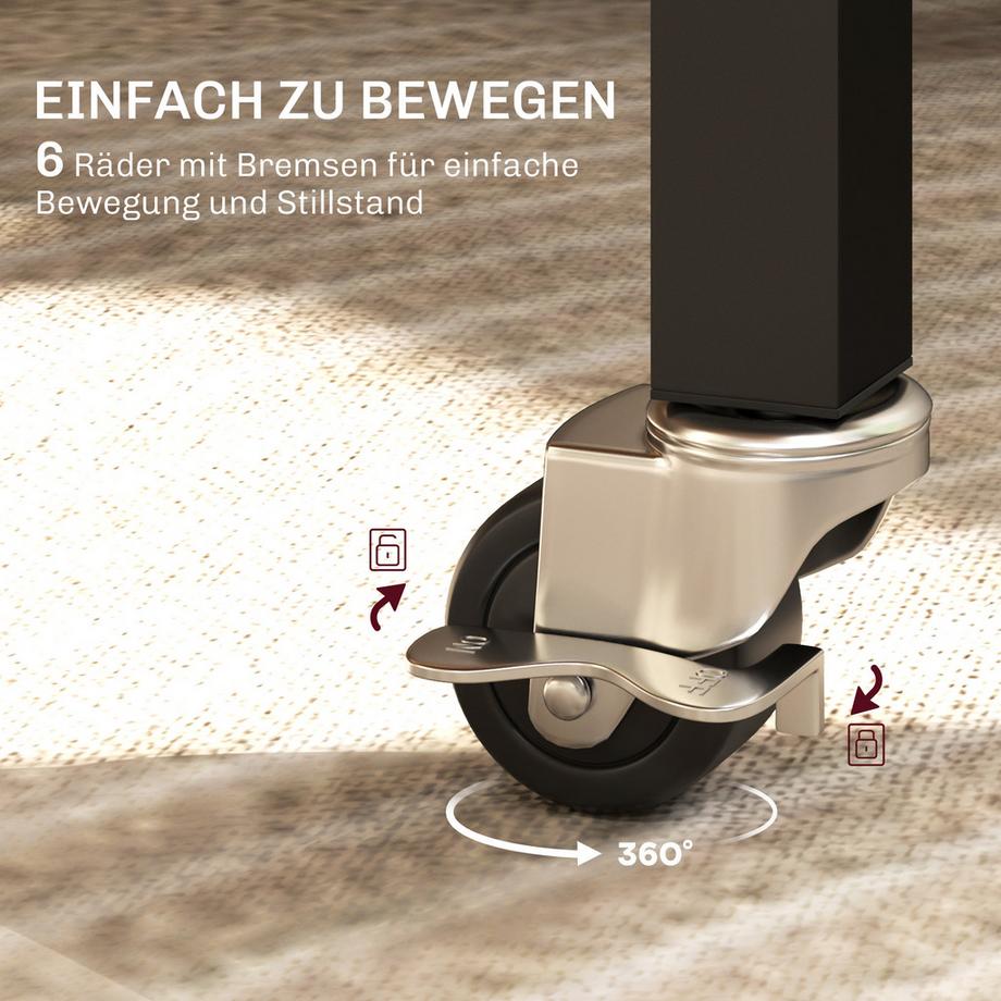 HOMCOM Klappbarer Esstisch  