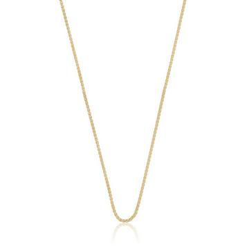 Collier Zopf Gelbgold 375, 1.2mm, 45cm