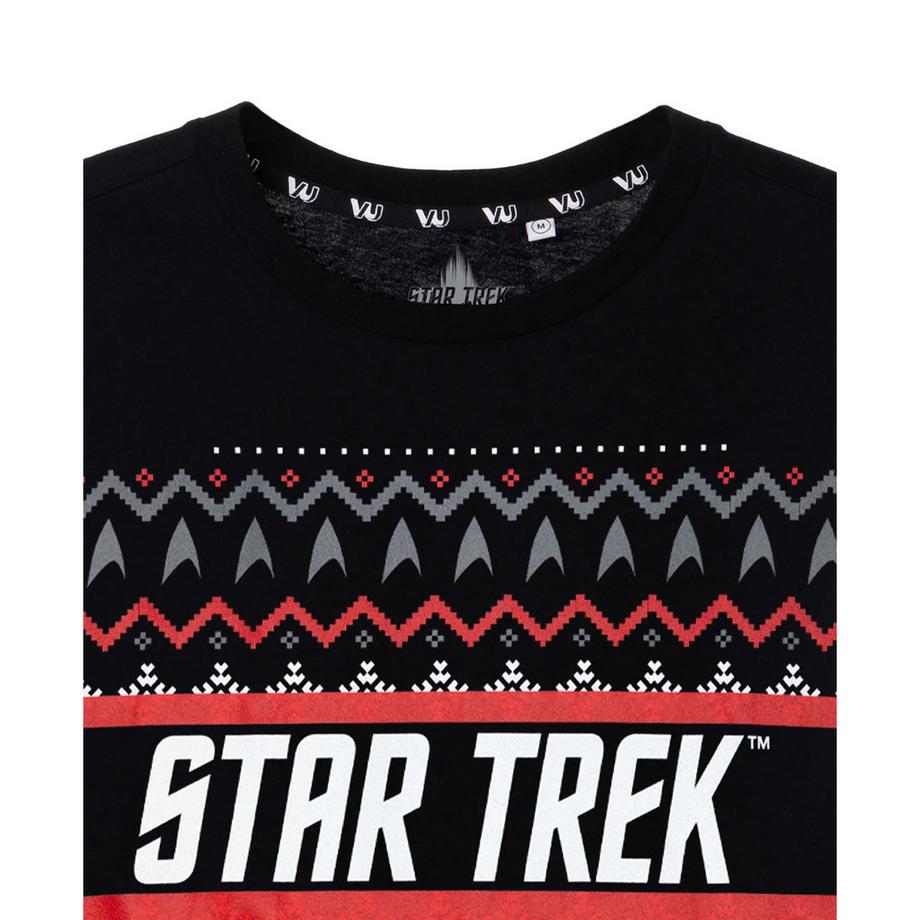Star Trek Star Trek Weihnachtliches Design T-Shirt  
