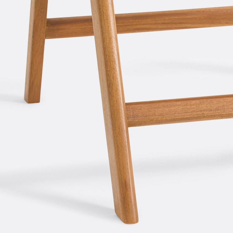 La Redoute Intérieurs Lot de 2 chaises de jardin en acacia massif  