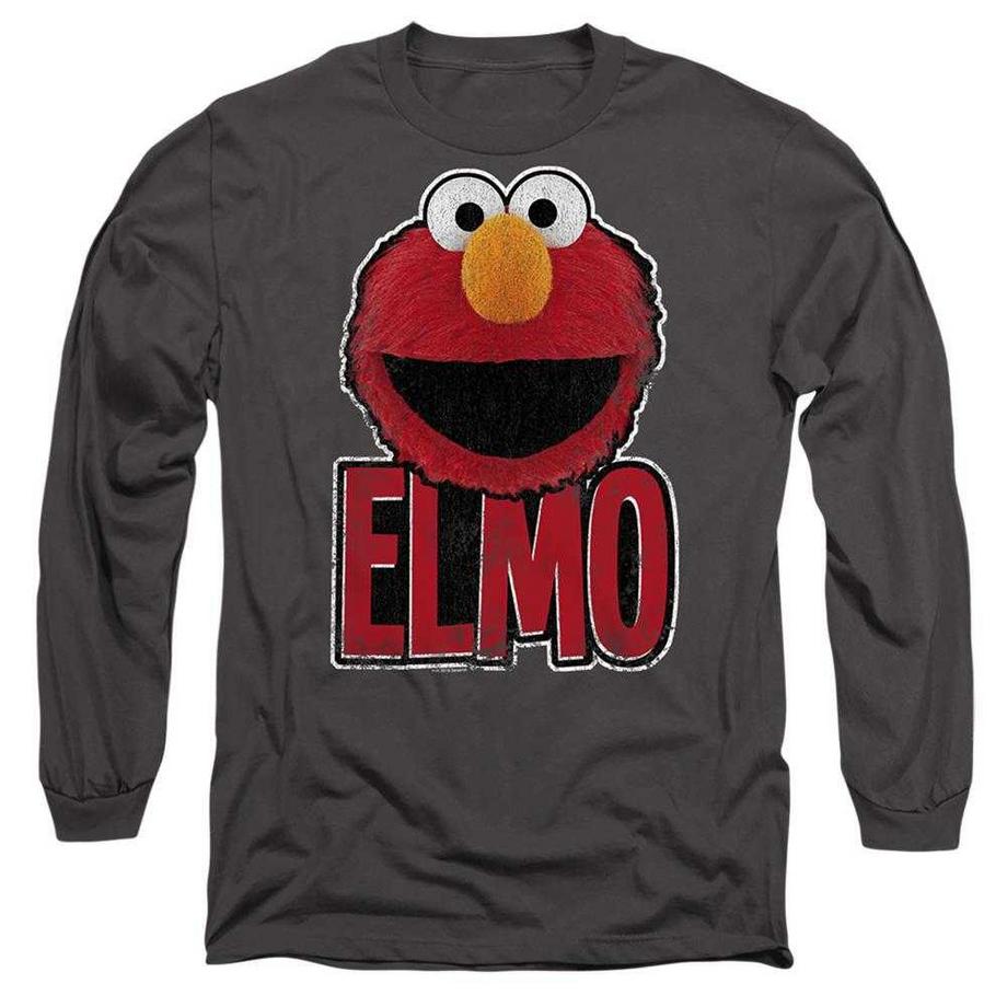 T-ShirtManches Longues Motif Elmo Motiftyle Sourire