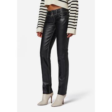 Pantaloni in pelle da donna Skinny Pant, vita bassa classica