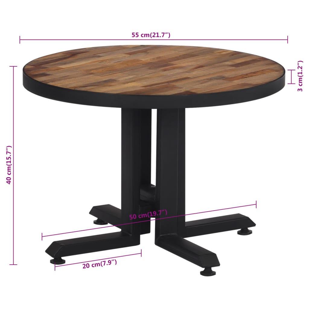 VidaXL Table basse teck  