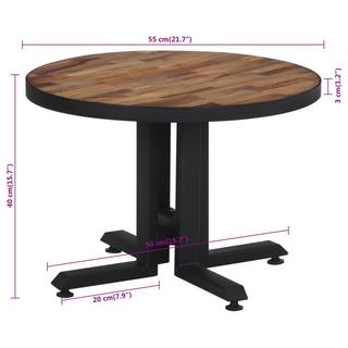 VidaXL Table basse teck  