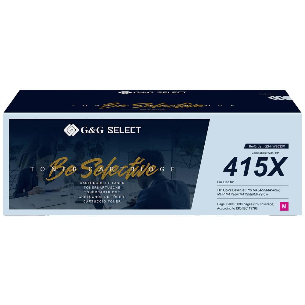 G&G  Toner ersetzt HP 415X Kompatibel Magenta W2033X 