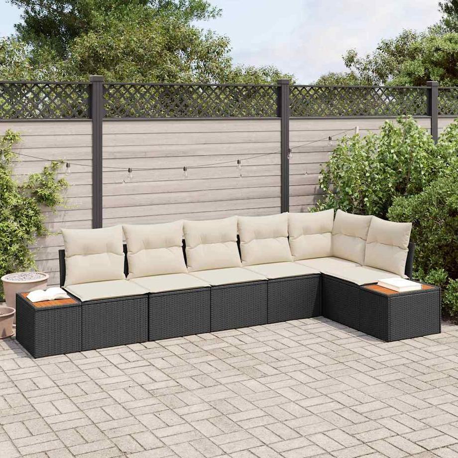 VidaXL Set Divano da Giardino Polyrattan  