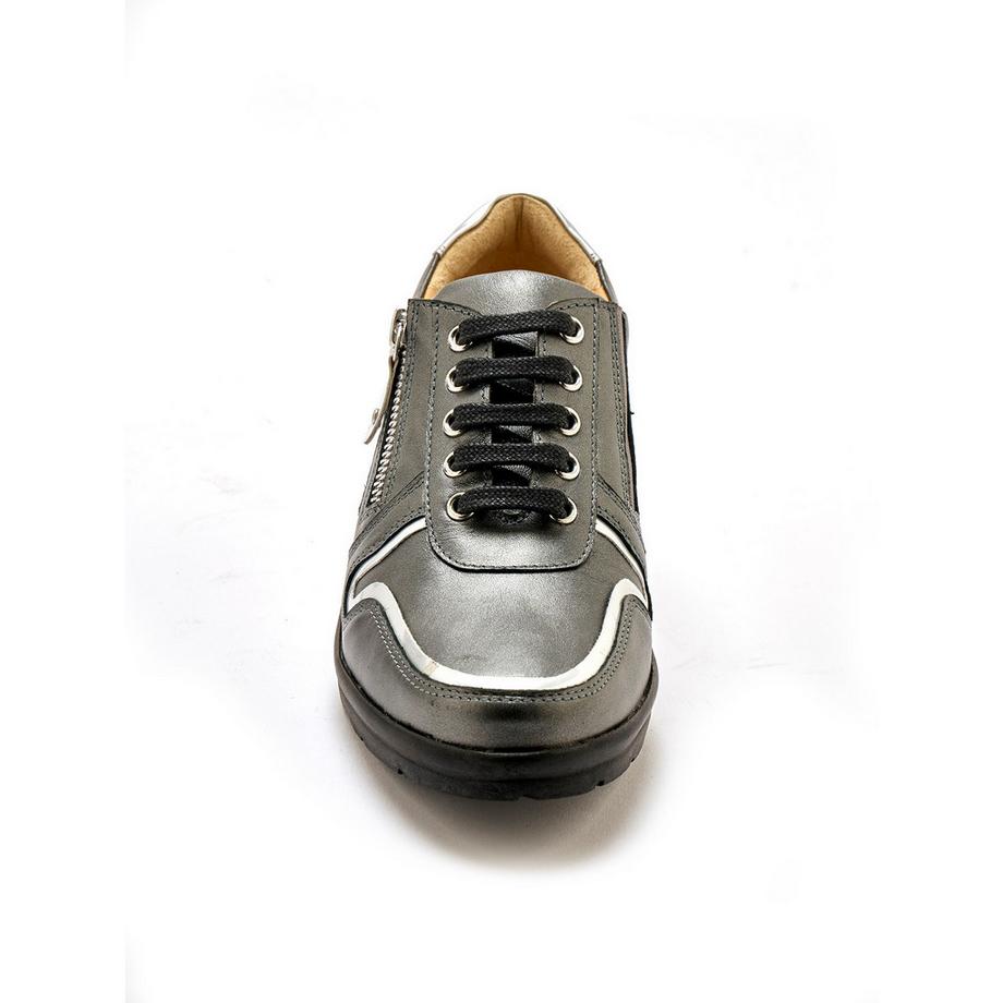 Pédiconfort Derby mit Reissverschluss und Schnürsenkeln  