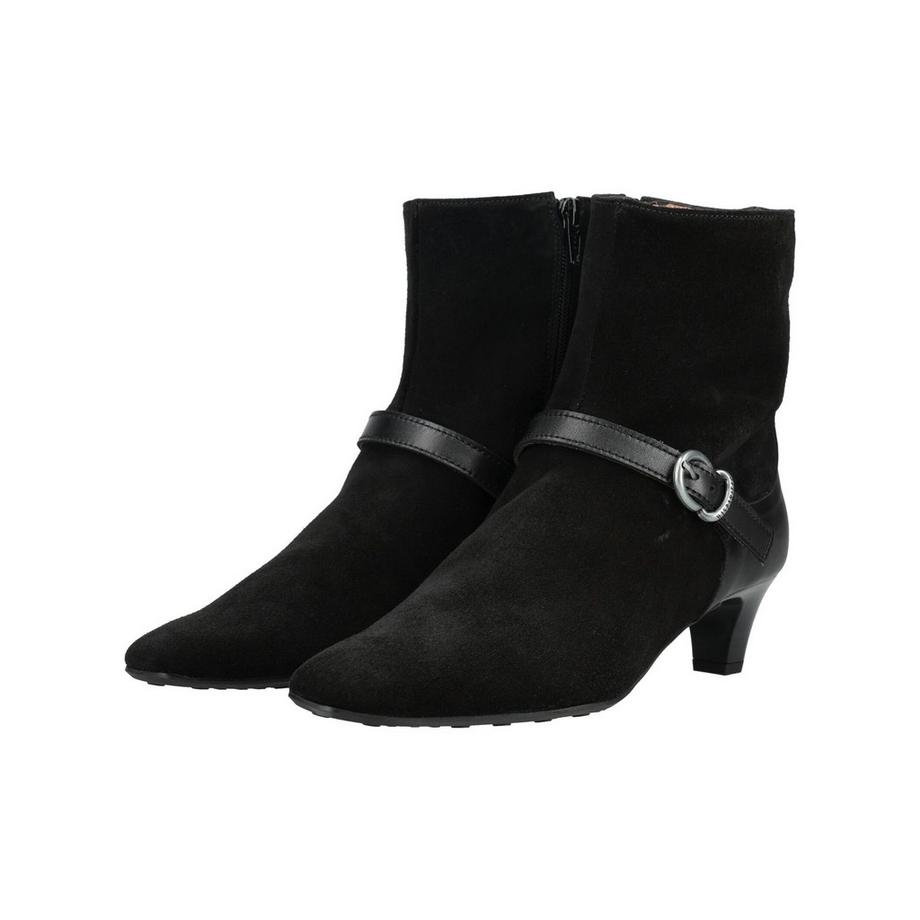 Hispanitas Veloursleder Stiefelette mit dekorativem Riemen  