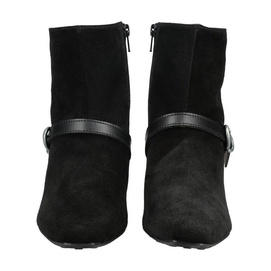 Hispanitas Veloursleder Stiefelette mit dekorativem Riemen  