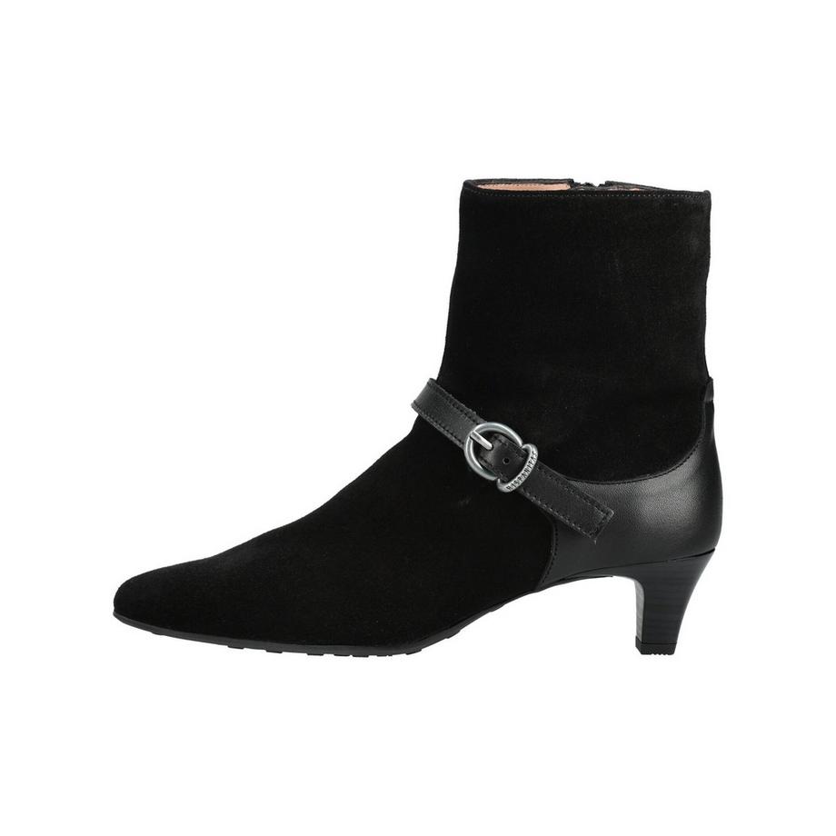 Hispanitas Veloursleder Stiefelette mit dekorativem Riemen  