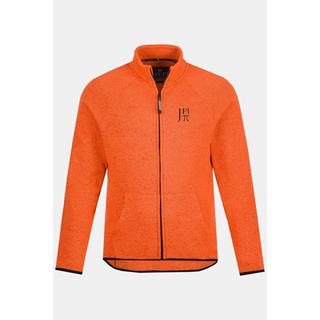 JP1880  Rad Strickfleece-Jacke, Bikewear, Langarm , Stehkragen, Saum-Taschen 