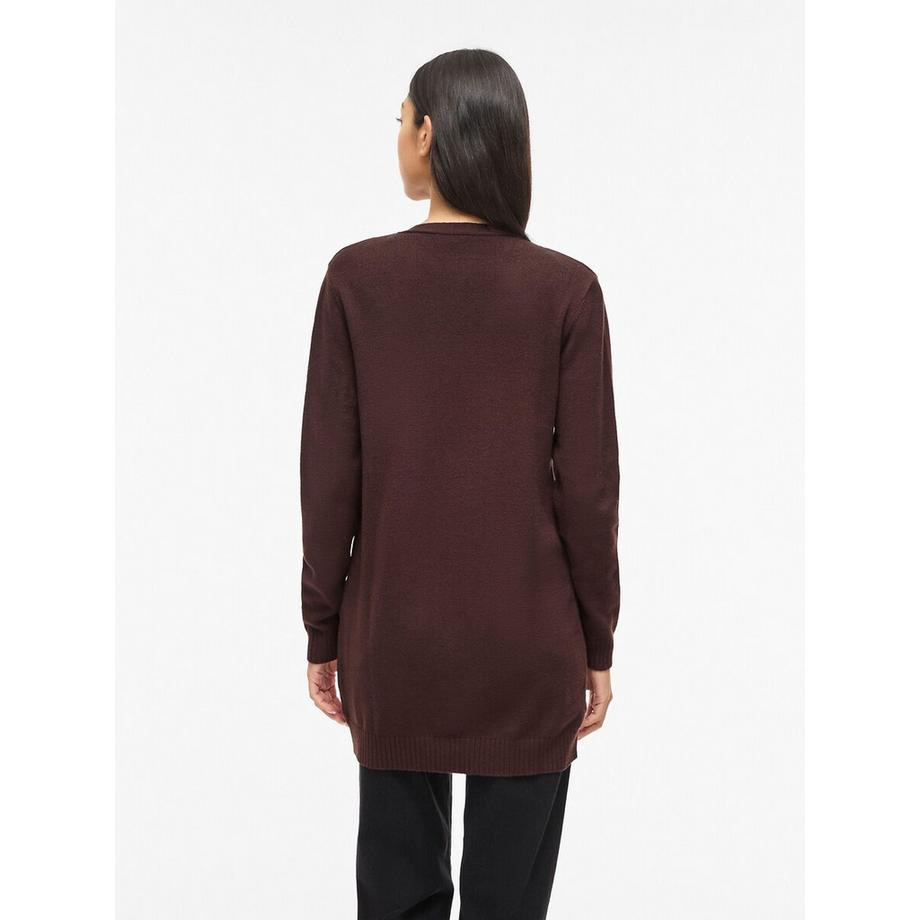 VILA Langer Cardigan aus Feinstrick  