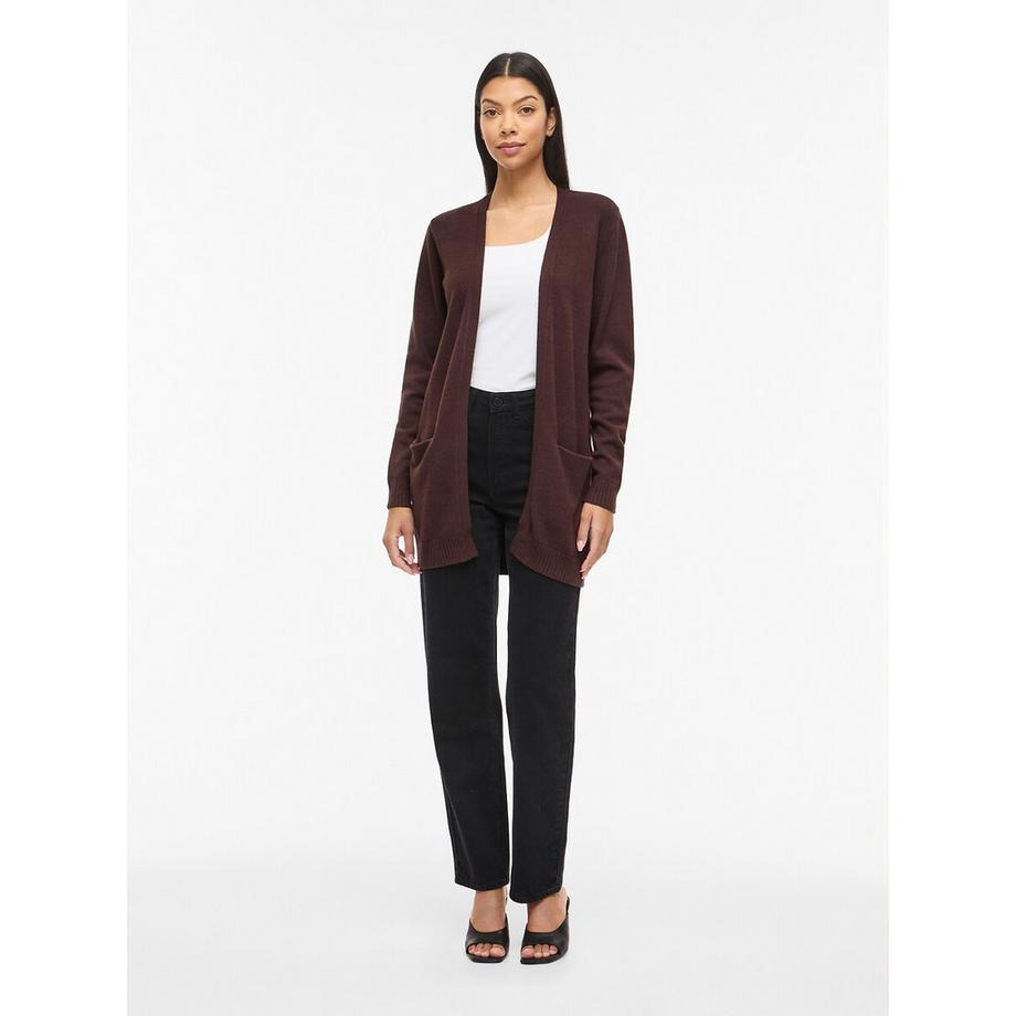 VILA Langer Cardigan aus Feinstrick  