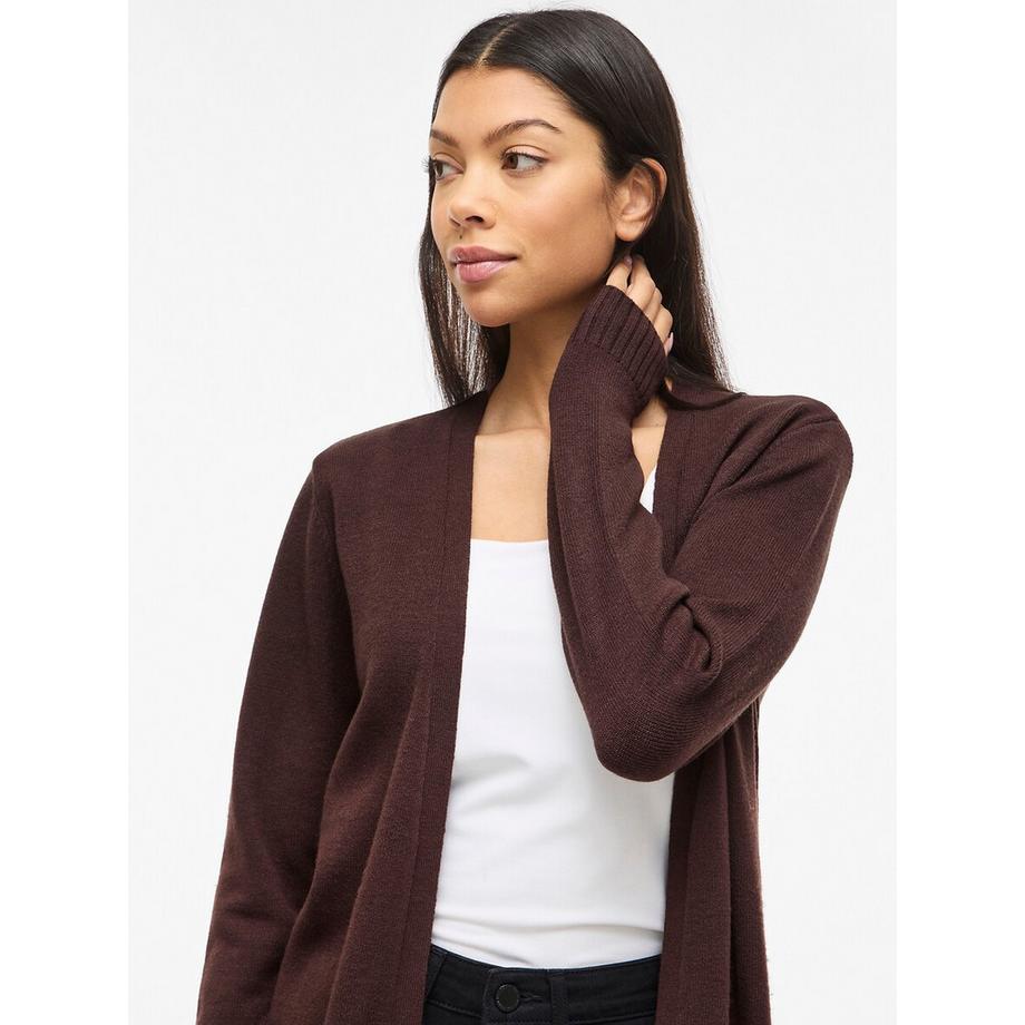 VILA Langer Cardigan aus Feinstrick  