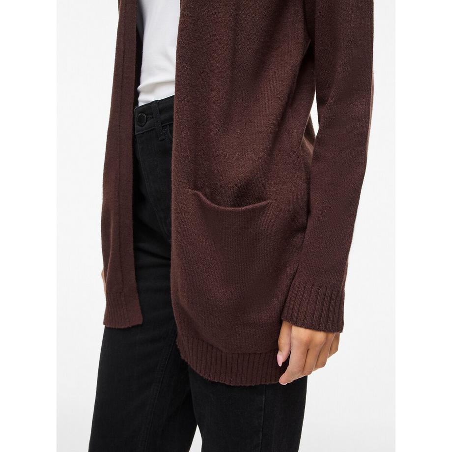 VILA Langer Cardigan aus Feinstrick  