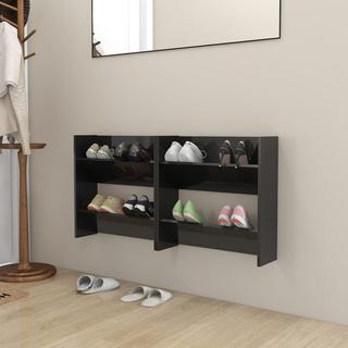 VidaXL Armoire à chaussures murale bois d'ingénierie  