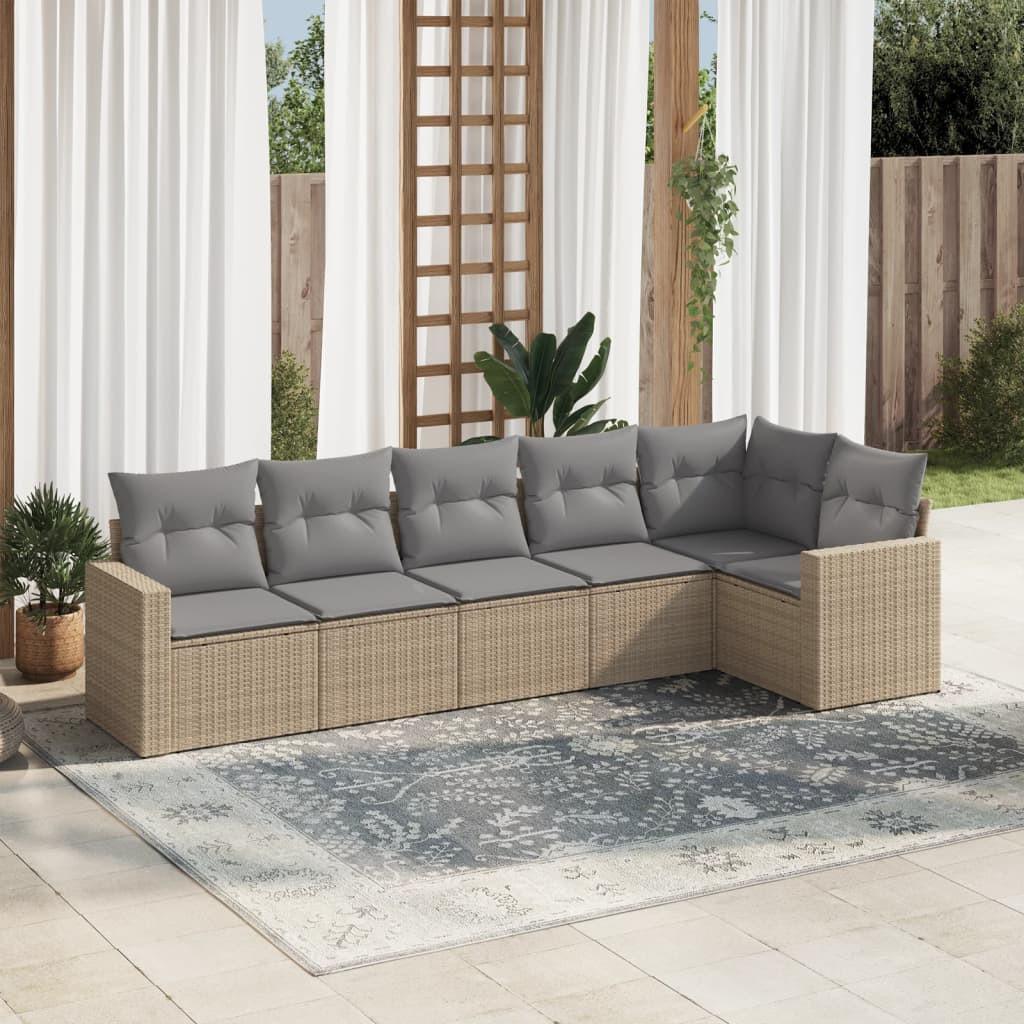 VidaXL Garten sofagarnitur poly-rattan  